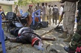 Scene of Terrorist Attack in Somalia