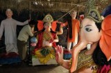 Hindu Gods In The Making For Ganesh Festival In India