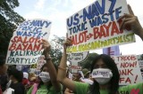 Filipino Protesters Rally Against Alleged U.S. Dumping Of Nuclear Waste In Philippine Waters