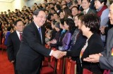 Chinese Communist Party Official Greets Taiwanese Attending Congress In Beijing