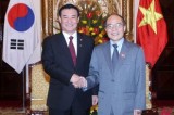 South Korean National Assembly Speaker Kang Chang-hee Meets With His Vietnamese Counterpart In Hanoi