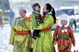 Ethnic Mongolians In Traditional Costume Attend Winter Nadam Fair In Xilingol, China’s Inner Mongolia