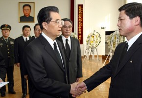 <Kim Jong-il dead> Hu Jintao Condoles at DPRK Embassy in Beijing