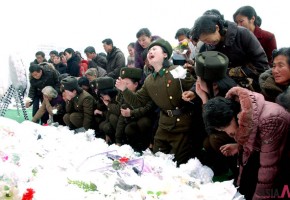 <Kim Jong-il dead> P’yang, Filled with Wailing People