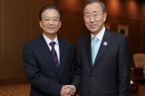 Ban Meets Wen Jiabao at 5th WFES