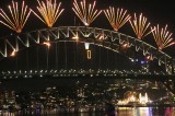 Fire Works over the Sydney Harbor Bridge