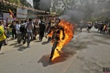 Tibetan’s Fury in Flames