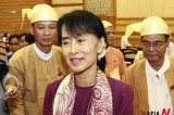 Aung San Suu Kyi Comes To Parliament