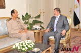 Egypt’s President Morsi Meets Head of Supreme Military Council