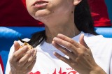 Eating 45 Hot Dogs For Her Second Championship Title