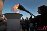 Jordanian Girl Lights Cauldron In Jerash Festival