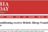 <TopN> Syria: LG air conditioning receives British Allergy Foundation certificate