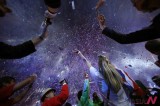 Confetti Showers Olympic Athletes At Closing Ceremony