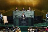 Iranian President  Ahmadinejad Addresses At UN General Assembly
