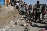 Police Check The Site Where Yemeni Terror Investigator Was Killed In Sanaa
