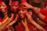 Indian People Celebrate Dussehra Festival Commemorating Victory Of Hindu Lord Rama Over Evil