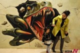 Children Delighted Seeing Three-Dimensional Pictures At Exhibition In Urumqi, China