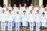 New Thai Canibet Lineup Poses For Group Shot Before Government House In Bangkok