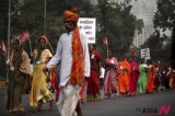 India Farmers March Street Of New Delhi To Protest Against Alleged Anti-Farmer Policies