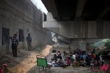 Underprivileged Indian Children Receive Free Education At School Under A Metro Bridge In New Delhi
