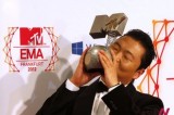 South Korean Pop Singer Psy Performs At MTV Music Awards Show In Frankfurt