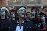 People In Muslim Countries Stage Rally Against Israeli Military Operation In Gaza Strip