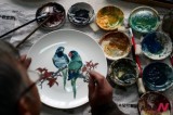 Traditional Painting Ceramics Crafts Enchants People At Exhibition In Huating, China