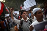 Indians Protest Against Arrest Of Innocent Muslim Youths In New Delhi