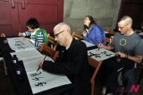 Foreigners Experience Writing Chinese Calligraphy In Taipei