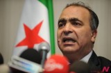 Spokesman Of Syrian Opposition Coalition Speaks At A Press Conference In Istanbul