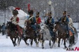 French Invasion Of Russia Reenacted To Celebrate Russian Orthodox Christmas In St. Petersburg