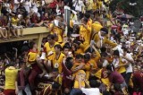 Huge Number Of Roman Catholics Carry Image of Black Nazarene During A Procession In Manila