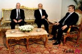 President Morsi Meets With Iranian And Egyptian FMs In Cairo
