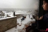Unusual Snowfall In Jordan Cripples Air And Gound Traffic Across The Nation