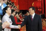 A Chinese leader encourages cast, crew of the CCTV’s Spring Festival gala show