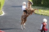 Turkmenian President demonstrates his equestrian skills