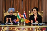 Indian PM Singh visits Thailand to discuss economic, security issues