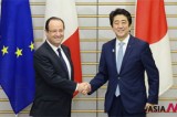 Hollande visits Japan for closer cooperation in nuclear and economics