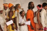 Indian devotees wait to register for annual pilgrimage to Amarnath shrine