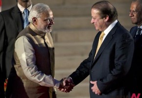 Modi’s historic handshake with Sharif