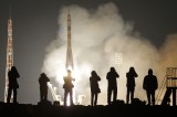 Three International Space Station astronauts land in Kazakhstan