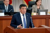 Kyrgyzstan’s Jeenbekov vows to maintain unity as political crisis looms large