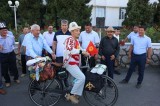 75-year-old Kyrgyz man on incredible bicycle ride through seven countries to attend Nomad Games