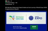 How did Saudi Arabia win hosting Expo 2030?