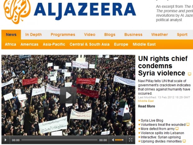 UN rights chief condemns Syria violence