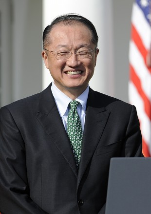 File photo taken on March 23, 2012 shows Dartmouth College President Jim Yong Kim attending the nomination ceremony as the next president of the World Bank, at the White House in Washington D.C., the United States. The World Bank announced Monday that Jim Yong Kim, the U.S. candidate, has been selected as the Bank's new president. (Xinhua/Zhang Jun)