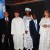 From right, Amb. Dabo of Senegal, Mrs. Chraibi, Amb. Ekra of Cote d'Ivoire, Mrs. Dabo, Amb. Chraibi, Amb. Zorkany of Egypt, and Amb. Amari of Tunisia