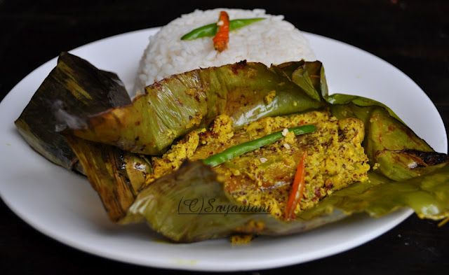 [Indian Cooking] Ilish Macher Paturi, a popular Bengali dish