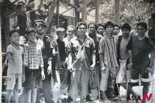 Aki Ra's boys is a photograph taken about 9 years ago at the original Landmine Museum and shows Akira with many of the kids who lived with him then.