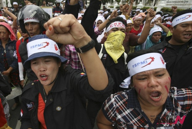 Indonesia Labor Strike